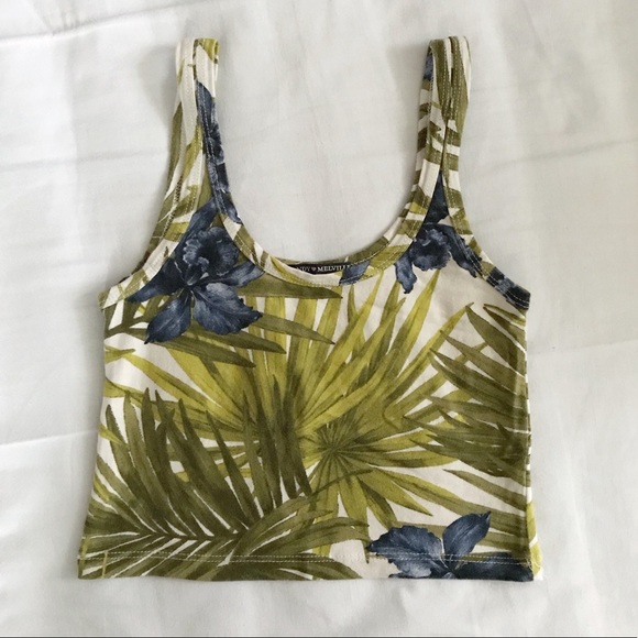 Brandy Melville Tops - Brandy Melville tropical crop top